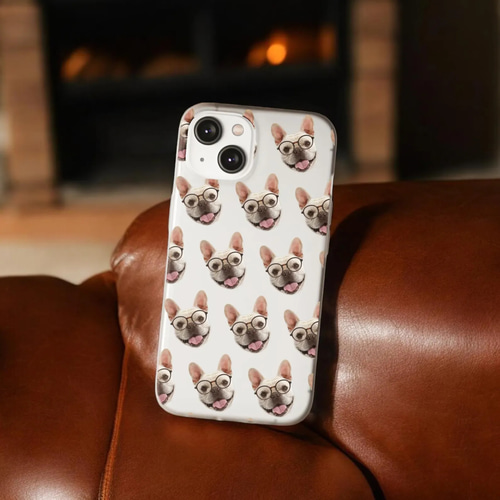 オーダーメイド スマホケース 全機種対応 ソフトケース ペット