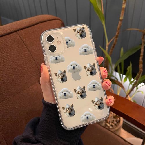オーダーメイド スマホケース 全機種対応 ソフトケース ペット