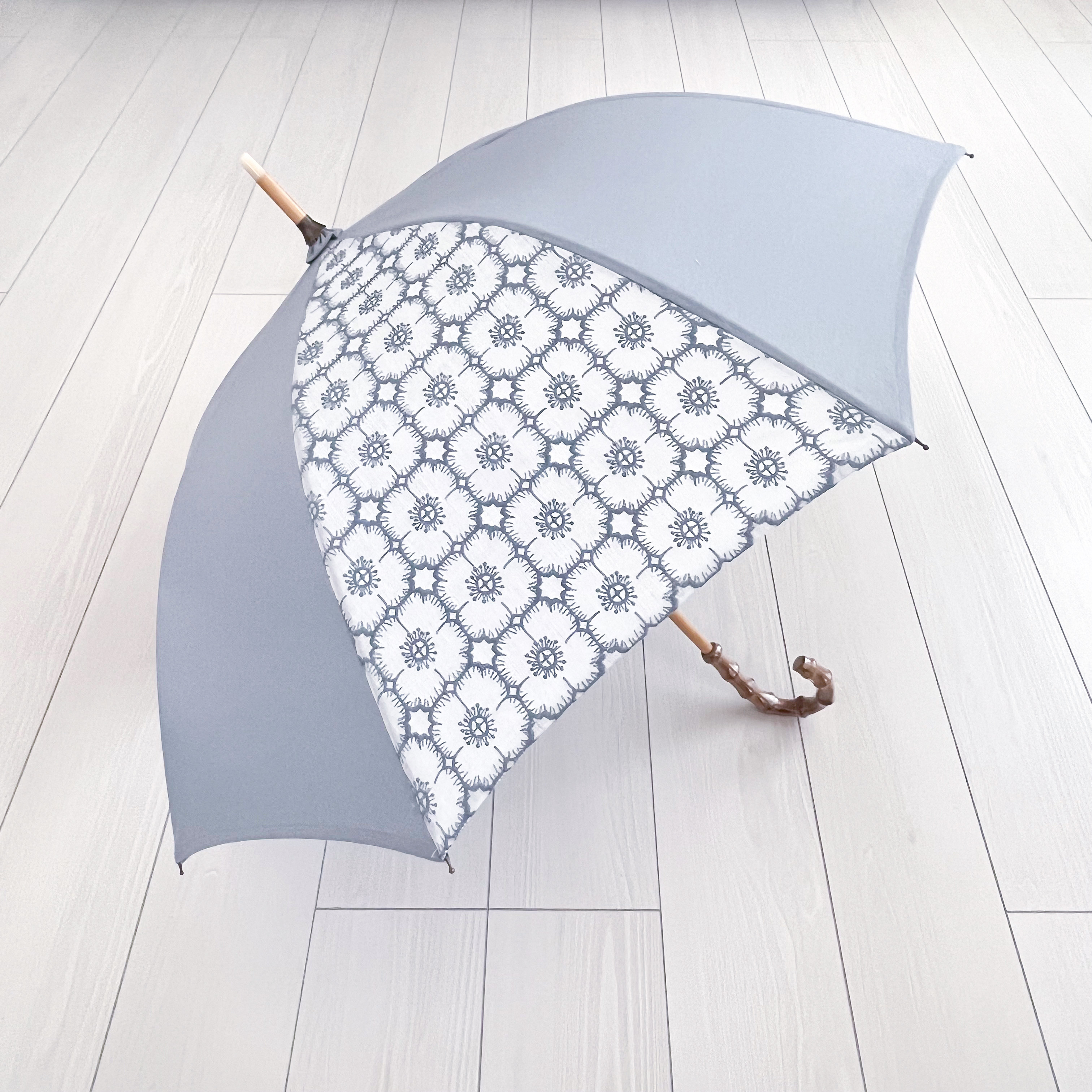 ☆オーダー制☆ ミナペルホネンアネモネ日傘（耳なしタイプ）