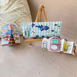 ときめきふろく⭐︎ZINE 組み立てレター、メッセージカード、封筒