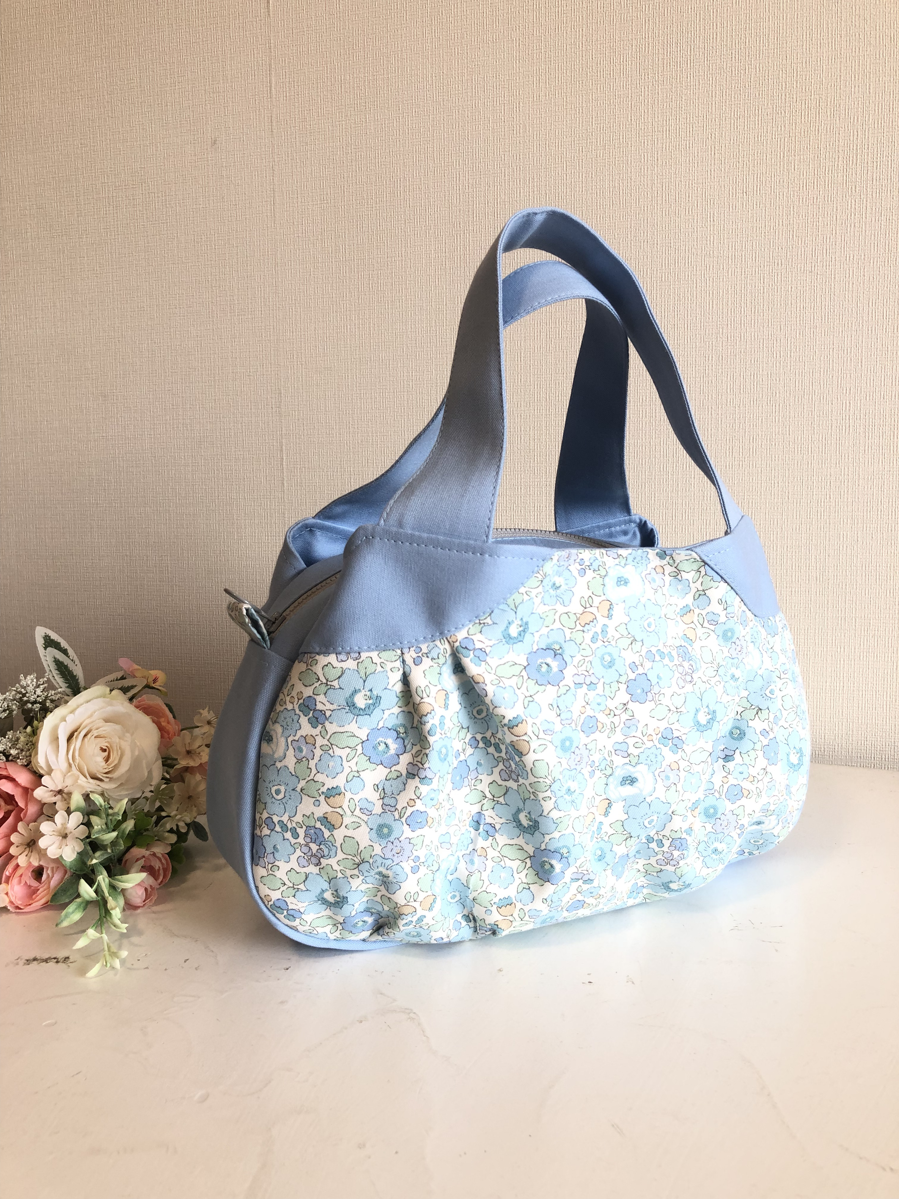 ラウンドバック　リバティーブルー系　　あおりタイプ