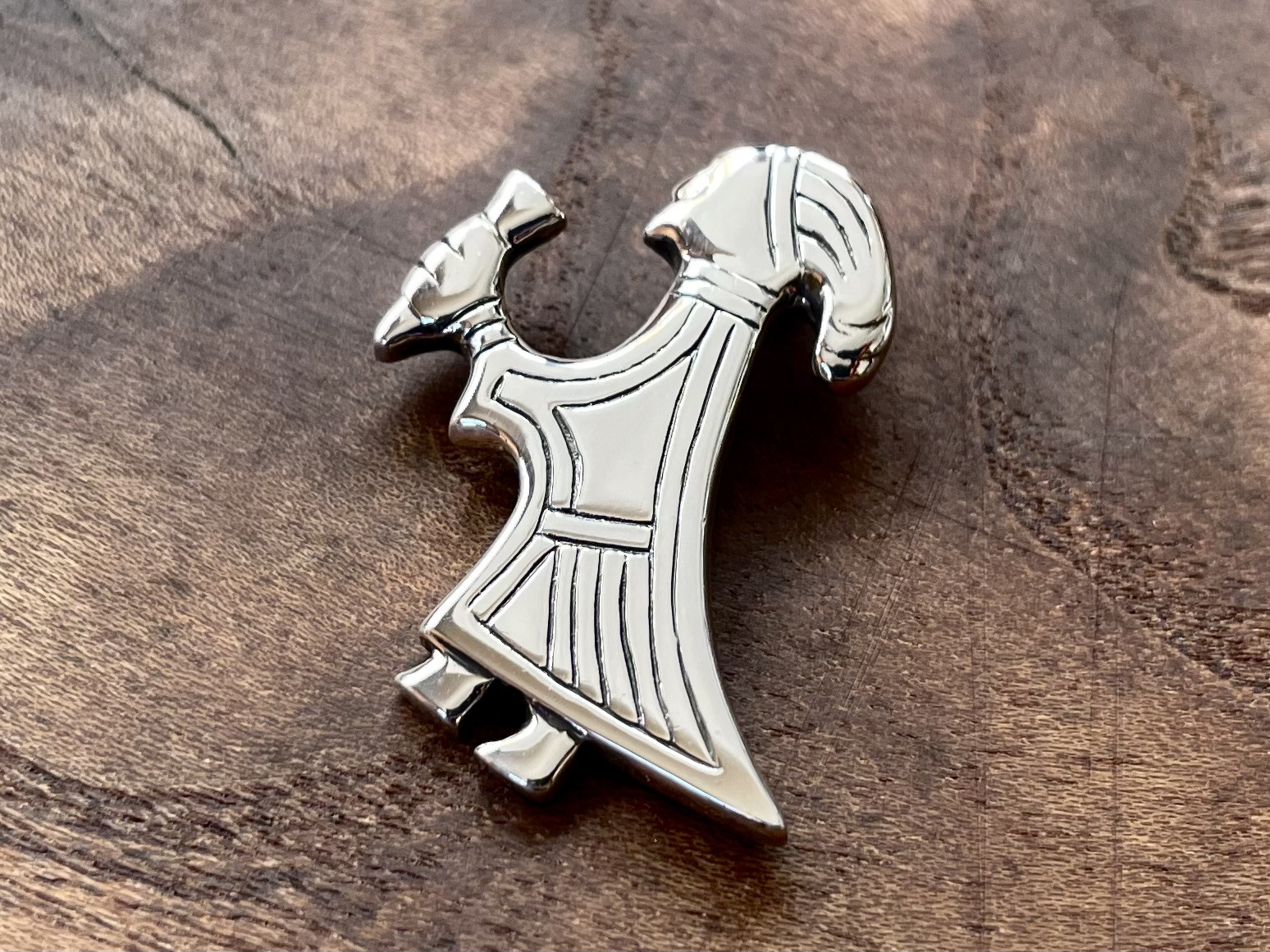 ヴァイキング ワルキュリエ ペンダント［シルバー925］鹿革紐付／ヴァルキュリア 北欧 アクセサリー