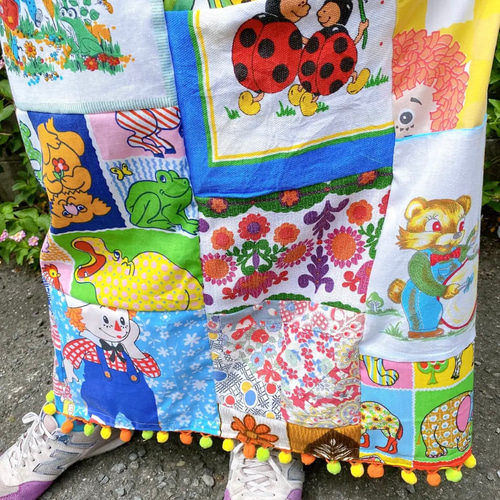 古着 ヴィンテージ vintage スカート パッチワーク ファブリック