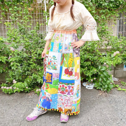 ヴィンテージ  パッチワークスカート Vintage patchwork skirt / ヴィンテージ パッチワーク スカート
