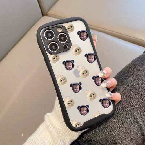 耐衝撃iPhone16ケース！うちの子 スマホグリップケース【受注生産