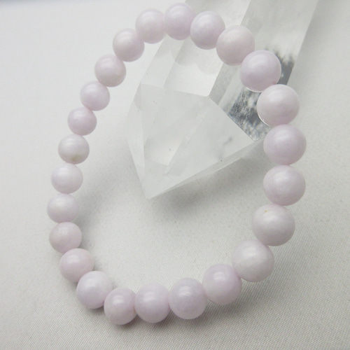 希少カラー】/【ラベンダー翡翠ブレスレット】/内周size(約15.5cm