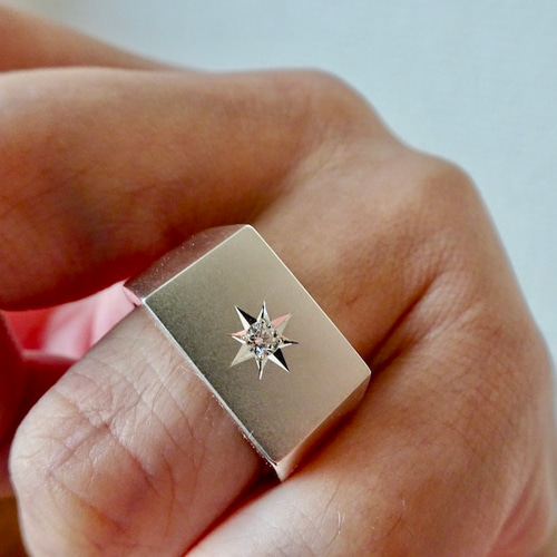 レトロ印台リング•真鍮リング•面台３面印台リング•ジャンク品•１点物 DSC_7587_8ed2b52f-d26e-44e3-