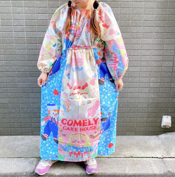 古着　ヴィンテージ　vintage ワンピース　パッチワーク　ファブリック　派手 古着 ヴィンテージ vintage ワンピース パッチワーク