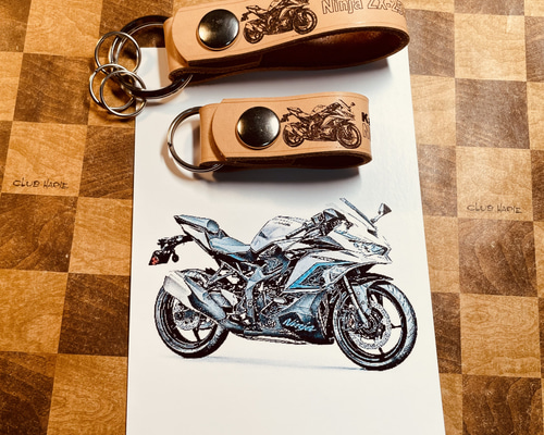 本革レザーストラップ ニンジャZX-25R SE オリジナルレザー