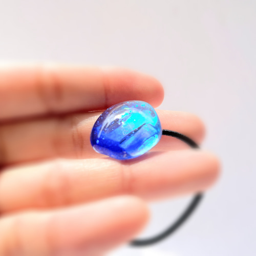 No 796♣︎海模様レジンヘアゴム♣︎夏♣︎٩(๑❛ᴗ❛๑)۶ No 796♣︎海