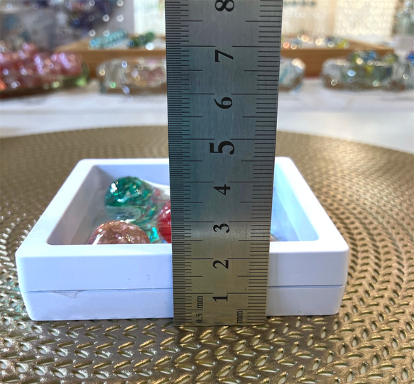 カラー蓄光マーブルアソートコレクションケース入り 4枚目の画像