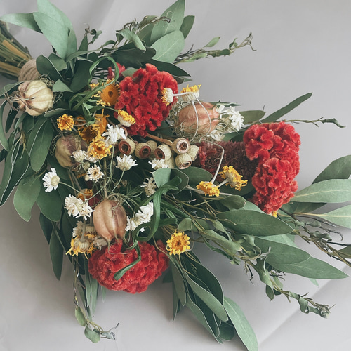 ❁⃘*.゜ユーカリ~縦長スワッグ 弱から 