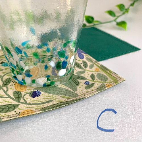 コースター、花瓶敷、布小物 その他インテリア雑貨 かぼちゃプリン