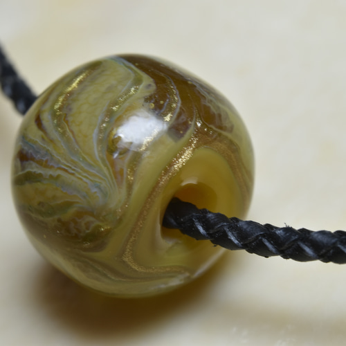 とんぼ玉 ペンダントトップ michaoo71 (10493-478)ガラス工芸家創作