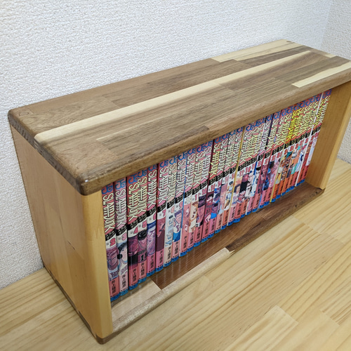 アカシアパインのコミックラック 本棚・絵本棚・マガジンラック 木工房