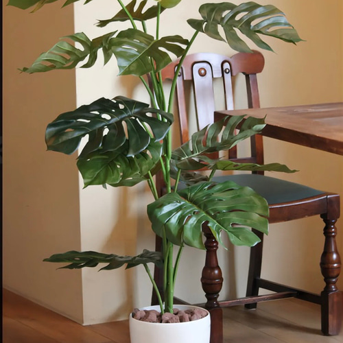 光触媒人工観葉植物ウォールグリーンフェイクグリーンモンステラ1.2m