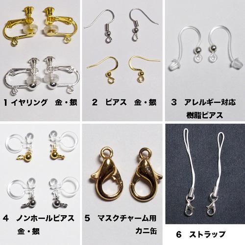 セミオーダー】オカメインコのピアス・イヤリング イヤリング