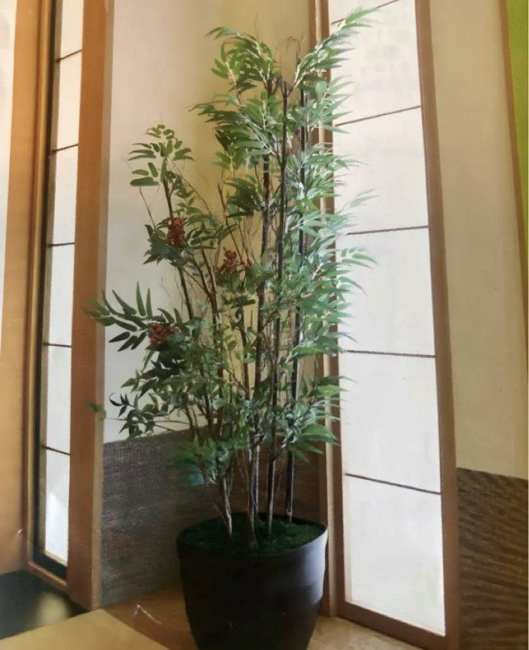 光触媒人工観葉植物ウォールグリーンフェイクグリーンパームツリー1.3m