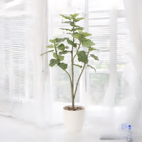 光触媒 人工観葉植物 フェイクグリーン ウンベラータツリー 高さ 1.5m 