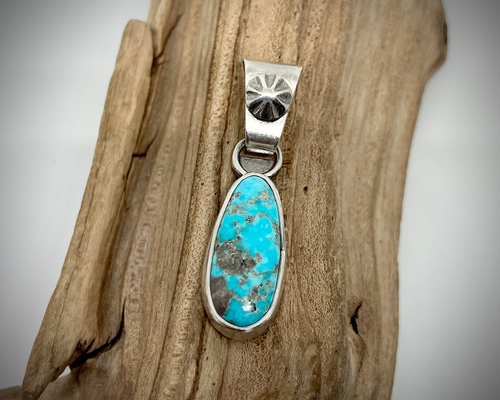 ペルシャン　ターコイズ　シルバー　ネックレス　ペンダント#インディアンジュエリー ペルシャン ターコイズ トルコ石 シルバー ネックレス ペンダント