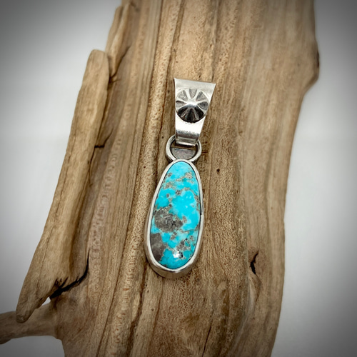 ペルシャン ターコイズ トルコ石 シルバー ネックレス ペンダント
