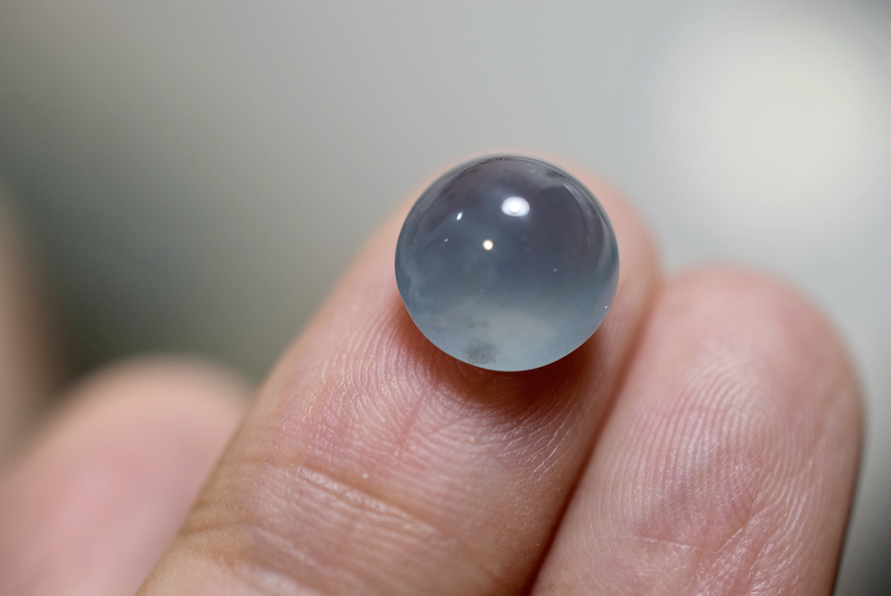 RS7-144 宝石質 氷種 氷藍水 天然グアテマラ産 藍水 A貨 本翡翠 ルース 裸石 硬玉 ジェダイト