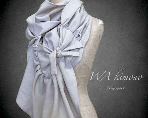 品格ショール ボレロ ストール 結婚式 2次会 フォーマル 着物リメイク