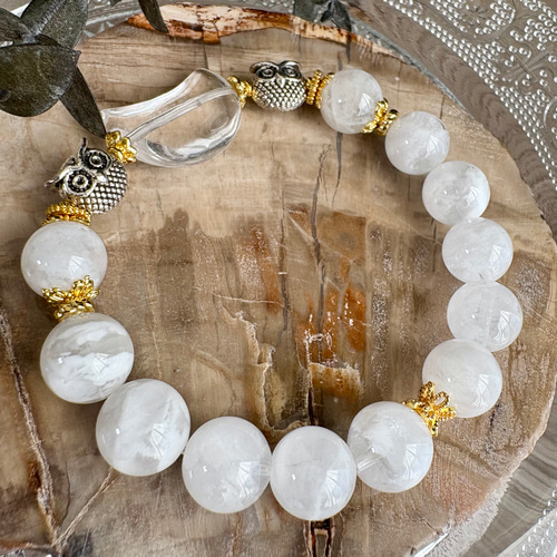 セリサイトインクォーツブレスレット256 ブレスレット 円と縁 by