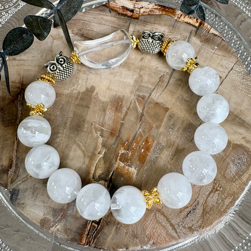 セリサイトインクォーツブレスレット256 ブレスレット 円と縁 by