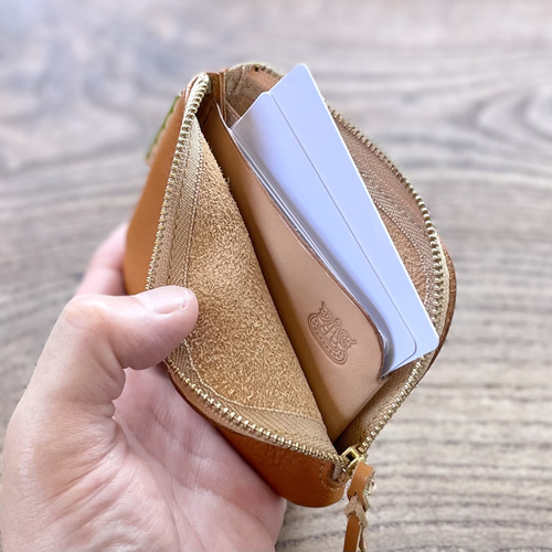 オーダー品　Ｌ字ファスナー　ミニ財布 L字ファスナーミニ財布「マルツ」 | レザークラフト sisrey (シスレイ)