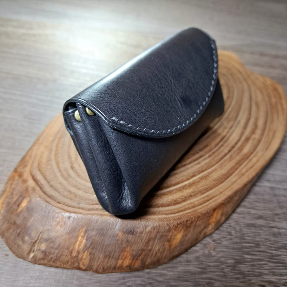 イタリアンレザーのミニ財布 アコーディオンウォレット 選べる4色 ◇お札も折らずに入る コンパクト財布 本革 財布 5枚目の画像