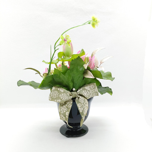 ☘️蓮の花の仏花 (ピンク) アートフラワー en 通販 18086351｜Creema