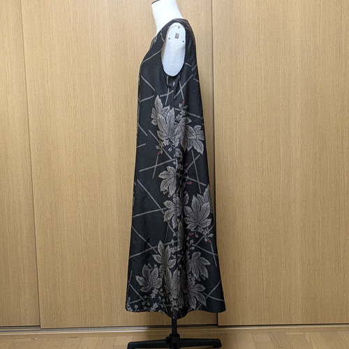 着物リメイク ワンピース 大島紬 M〜L ワンピース さらあお 通販