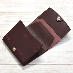 要領(容量)がいいミニウォレット カード6枚 二つ折り 薄型 ブラック