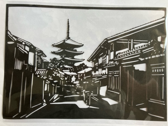 五重塔 切り絵 アート ARで出現！超絶技巧の切り絵で魅せる五重塔 -