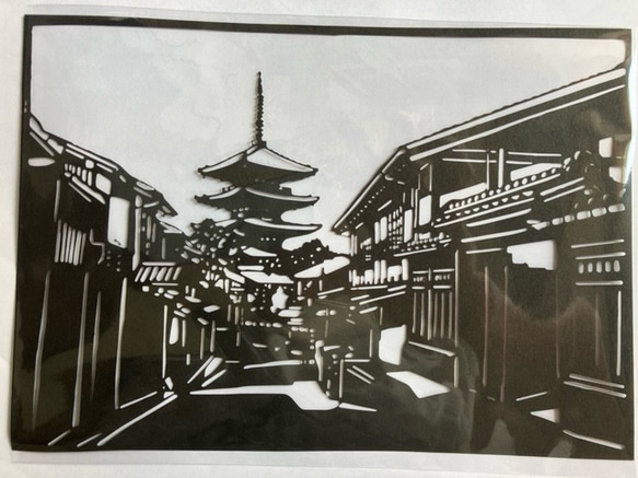 Amazon.co.jp: 絵画 五重塔インテリア 絵画 カラフルな空美しい