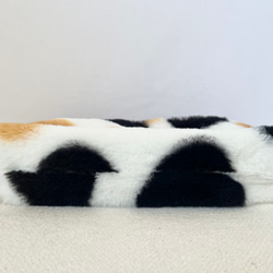 〈マチあり〉三毛猫　ボア　ショルダーバック akaneko  ファー　ハンドメイド　ゆめかわ 8枚目の画像