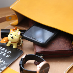 新產品活動進行中！真皮小號手工皮革奢華單肩包 第10張的照片