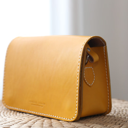 新產品活動進行中！真皮小號手工皮革奢華單肩包 第2張的照片