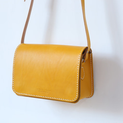 新產品活動進行中！真皮小號手工皮革奢華單肩包 第1張的照片