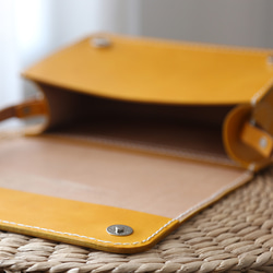 新產品活動進行中！真皮小號手工皮革奢華單肩包 第8張的照片