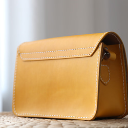 新產品活動進行中！真皮小號手工皮革奢華單肩包 第5張的照片