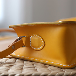 新產品活動進行中！真皮小號手工皮革奢華單肩包 第9張的照片