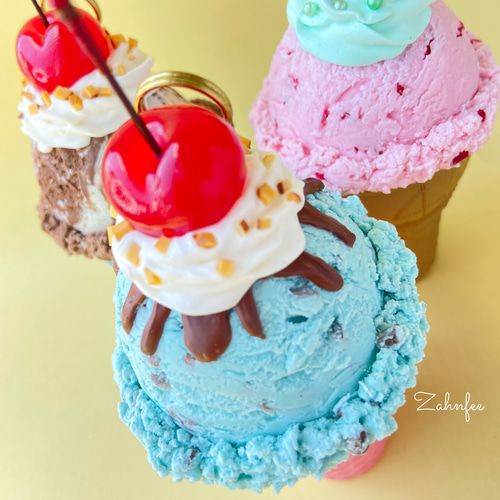 チョコミントアイスの小物入れ/メモスタンド その他インテリア雑貨