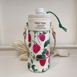 いちごの白うさぎちゃんペットボトルカバー 500ml いちごの白うさぎちゃんペットボトルカバー 500ml いちごの白うさぎ