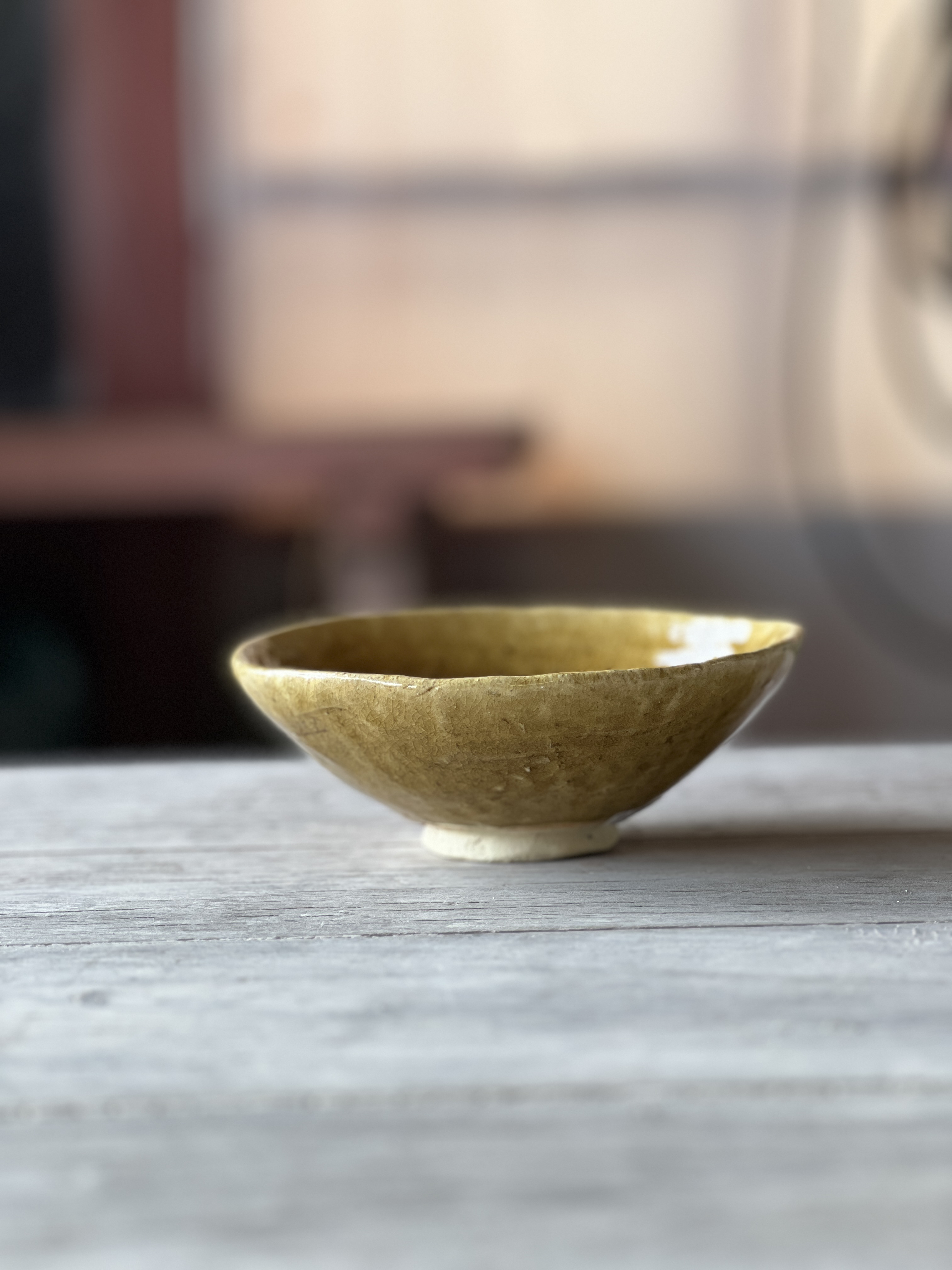 抹茶茶碗 黄瀬戸小抹茶碗 和食器 美濃焼 22d43403-519 : 四季彩
