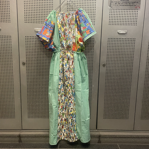 古着 ヴィンテージ vintage ワンピース パッチワーク