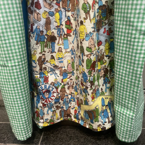 古着　ヴィンテージ　vintage ワンピース　パッチワーク　カラフル　派手 古着 ヴィンテージ vintage ワンピース パッチワーク