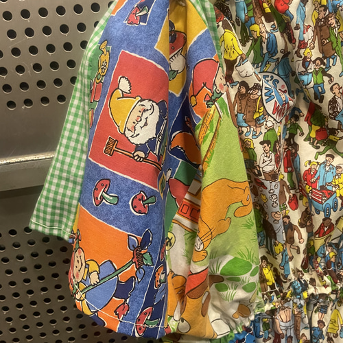 古着 ヴィンテージ vintage ワンピース パッチワーク ファブリック