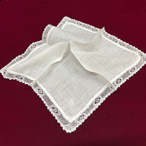 アンティークハンカチ（No.8134） ハンカチ・手ぬぐい